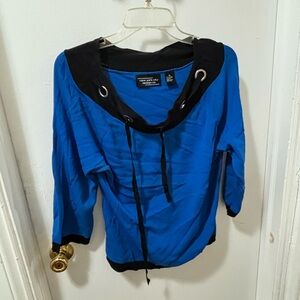 Blue sweater plus size